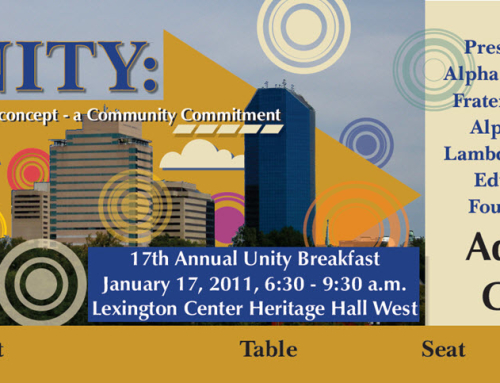 2011 Unity Breakfast Tickets & Artwork